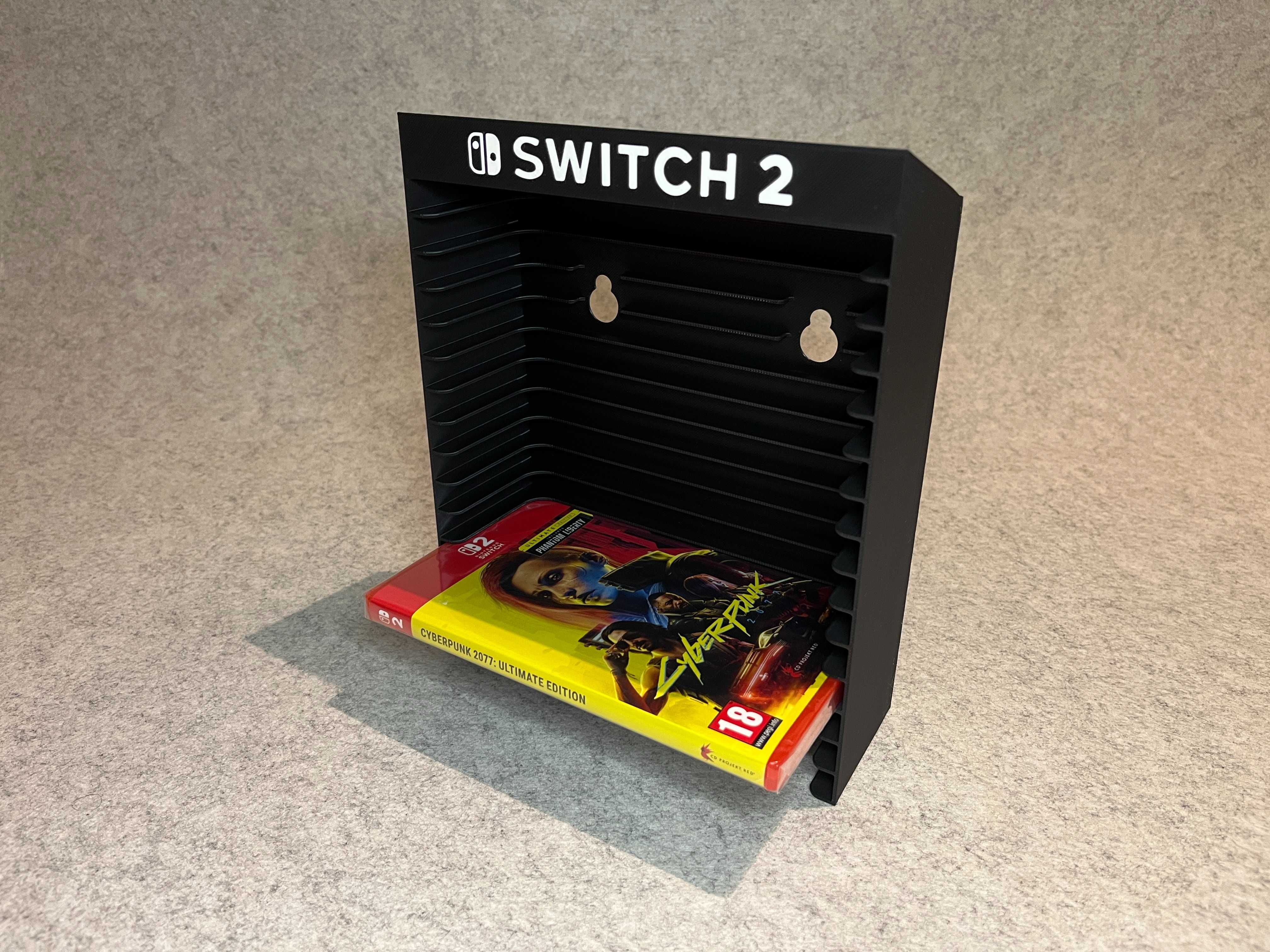 Stojak wieszak ścienny na 12 gier Nintendo Switch 2