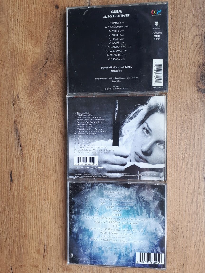 3 CD - GUEM , The Smiths , ZEDD . Sprzęt AV . Płyty . Kasety . DVD .