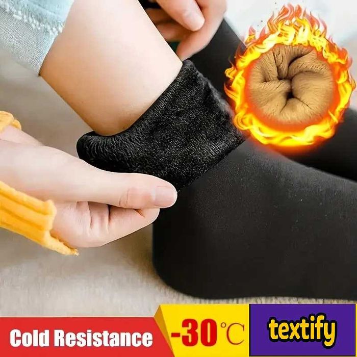 Ogrzewane Ciepłe TERMICZNE skarpetki POLAROWA podszewka ! ULTRA CIEPŁE