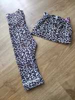 Legginsy h&m r. 80 + czapka