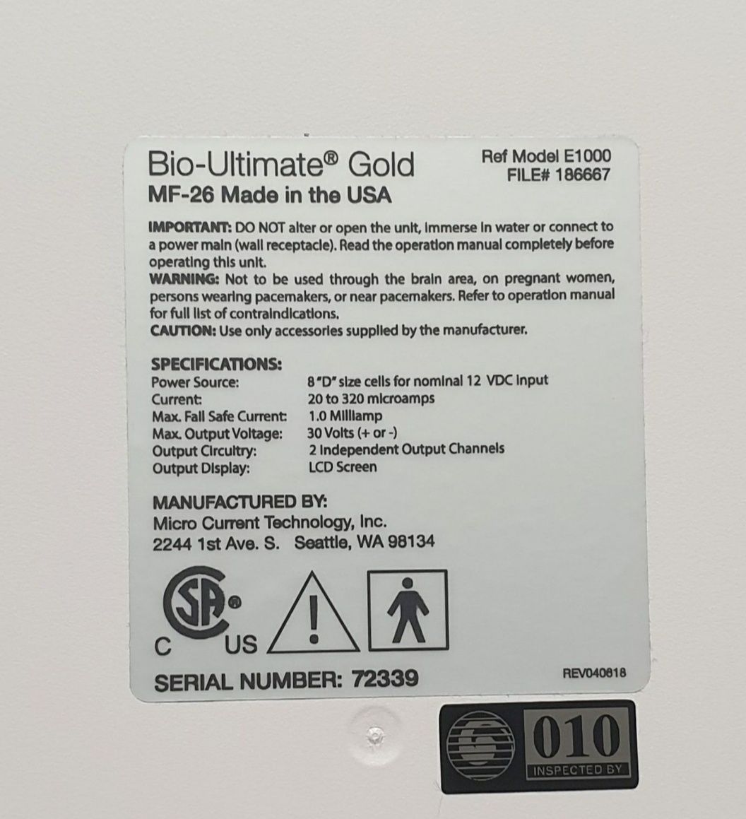 Аппарат микротоковой терапии Bio-Ultimate Gold (Therapeutic Computers)