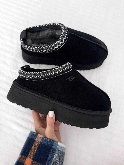 Угги/Угг/Уггі/Уги/Угі/UGG Australia Tasman Platform Black/Tazz Slipper