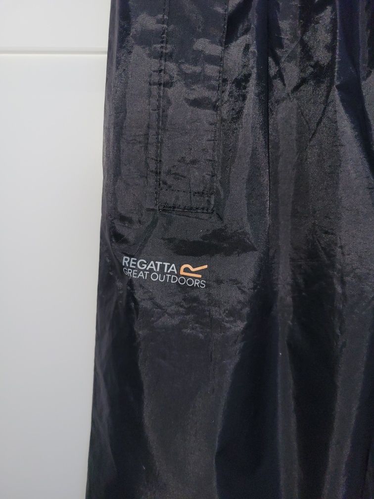 Spodnie przeciwdeszczowe 128 czarne Regatta