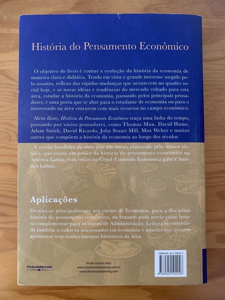 História do Pensamento Econômico Stanley Brue