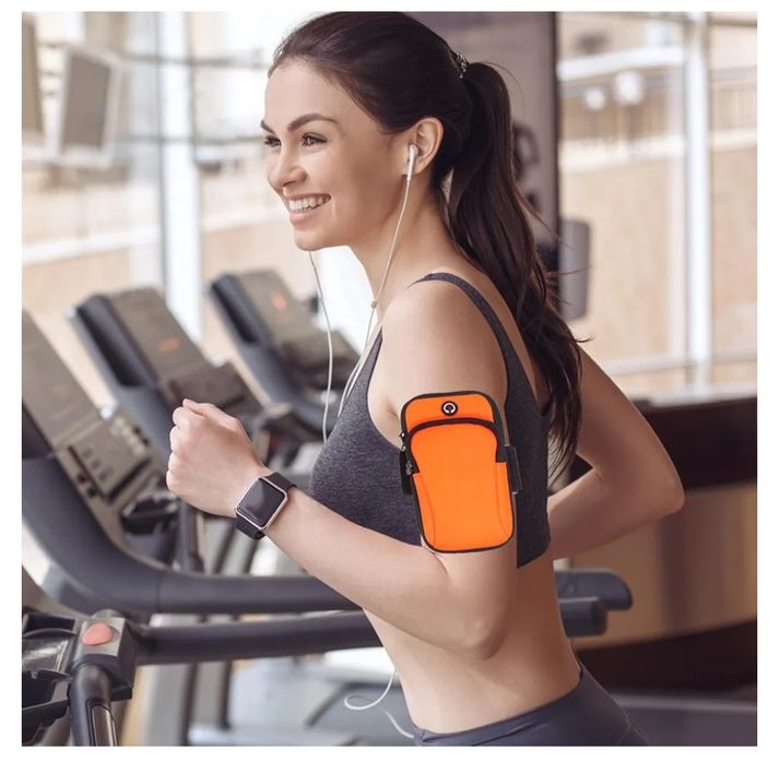 Naramienny uchwyt na telefon do biegania wodoodporny fitness