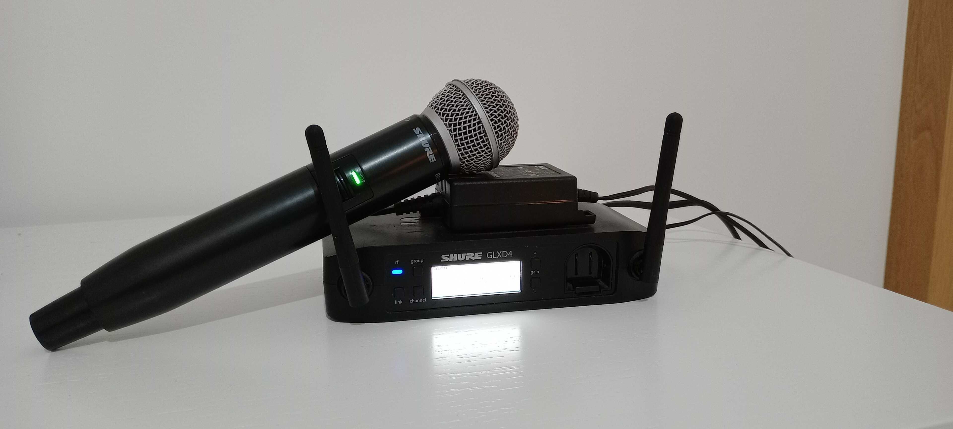 Microfone Sem Fios Shure GLXD24 / Beta 58A - Seminovo