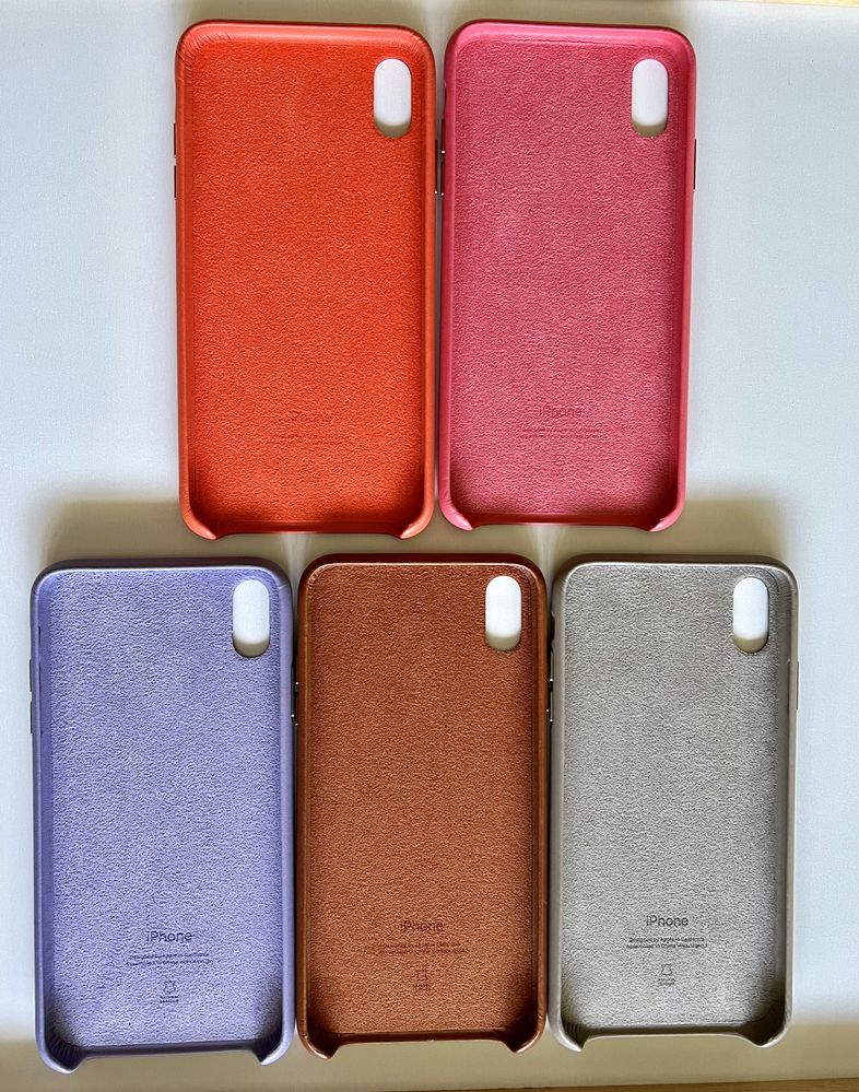 Capas de pele originais APPLE para IPhone XS Max