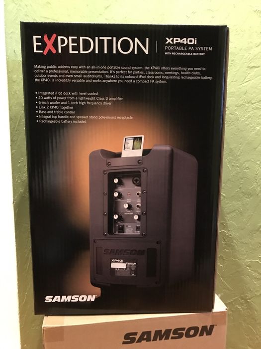 Samson XP40 Kolumna aktywna akumulator