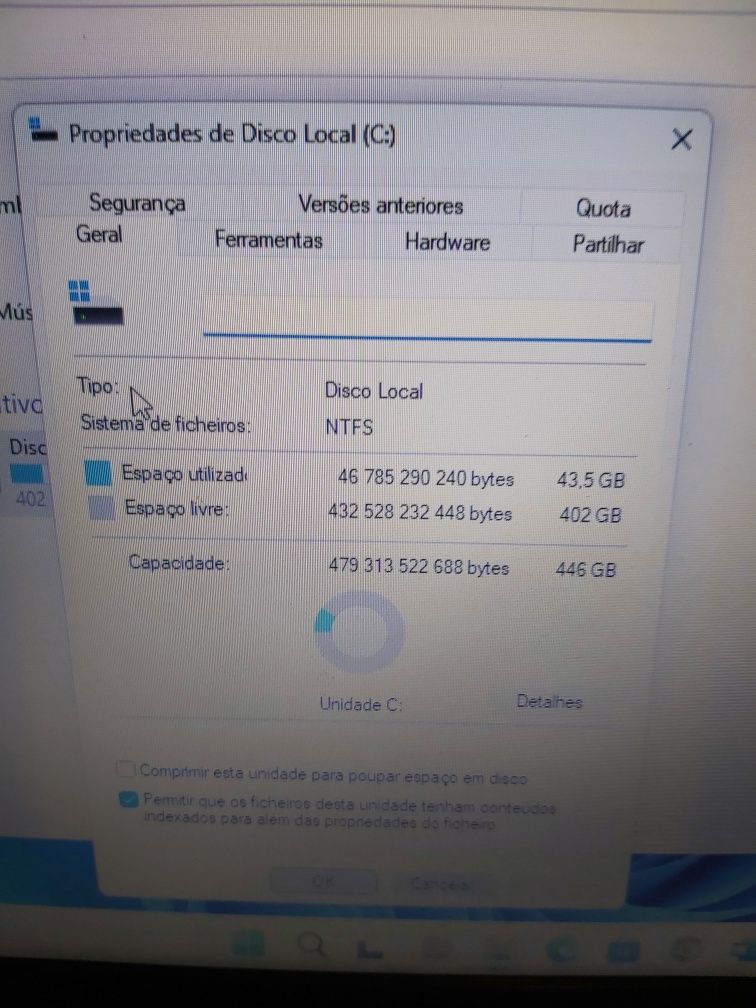Portátil HP 15 Intel i5 c/ SSD 500GB