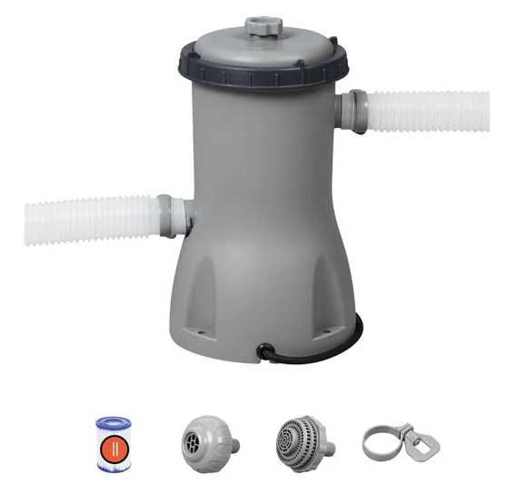 Flowerclear Bomba c/ Filtro Kit completo [Piscina] [Novo]