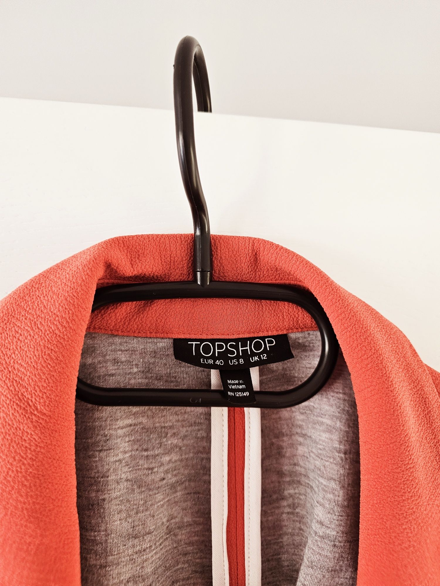 Pomarańczowa marynarka TopShop 40 L żakiet L