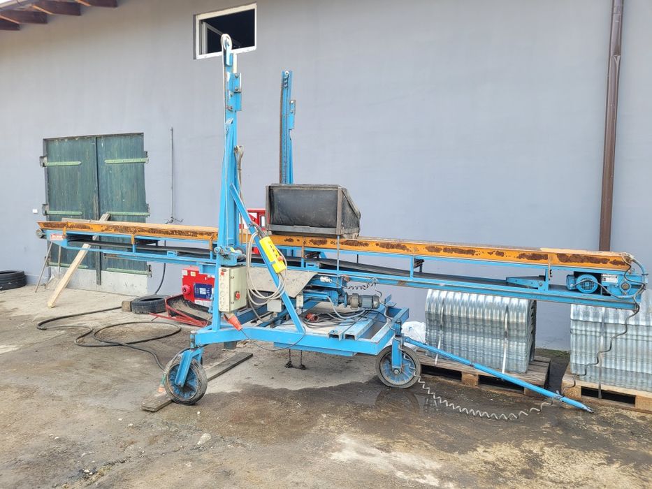 Taśmociąg podajnik skrzynio palet pryzmownik kosz przyjeciowy grimme