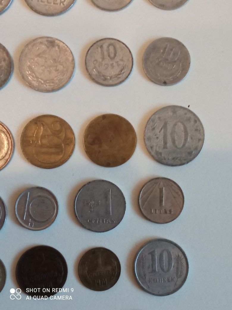 Иностранные монеты периода СССР и другие.
