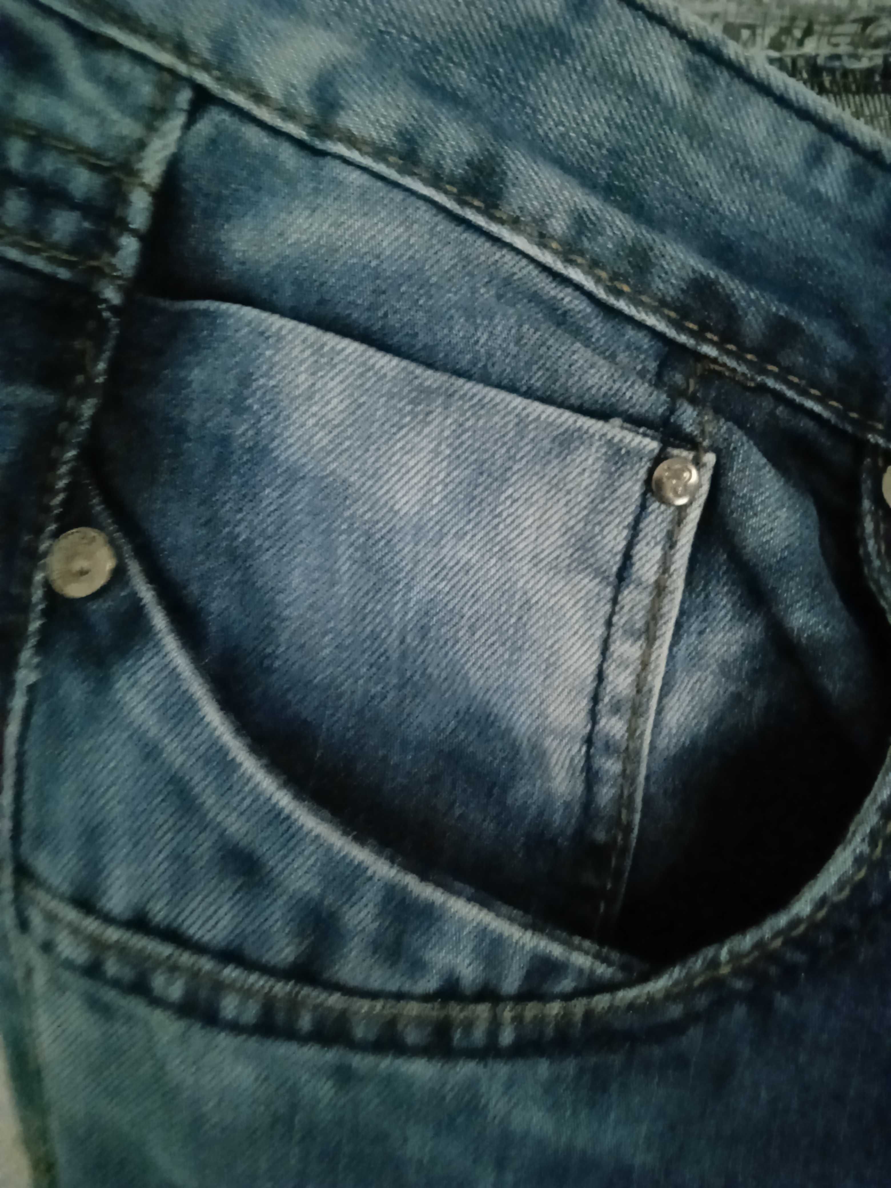 Calça de ganga escura Black Ace T48