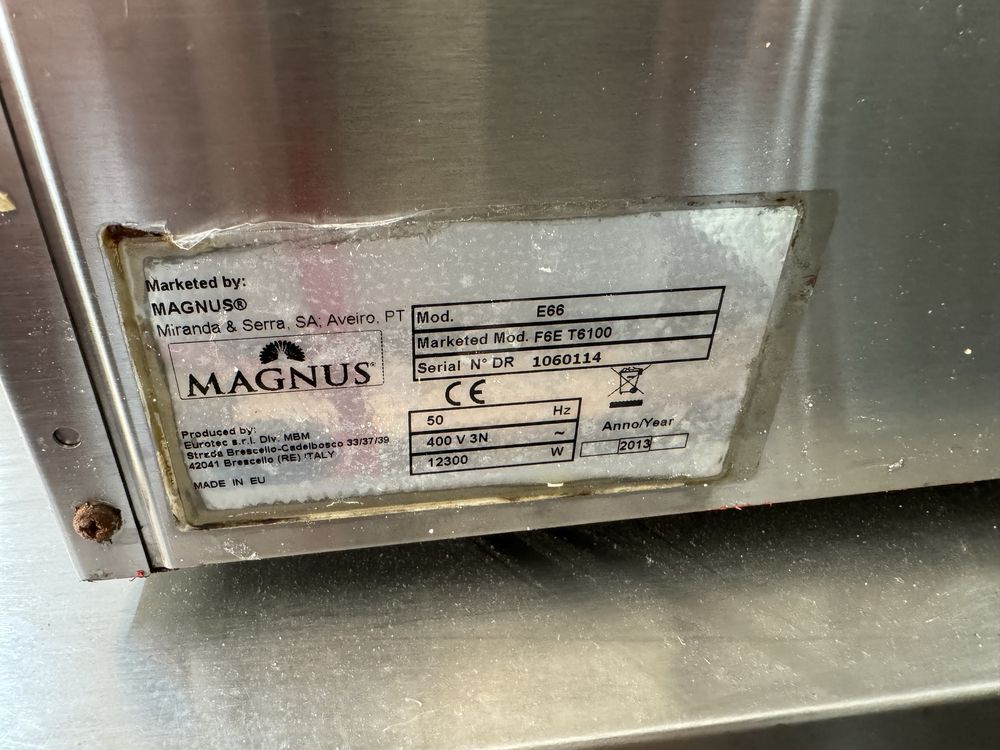 Fogão de bancada industrial Magnus 6 bocas de alto rendimento