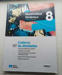 Matemática Dinâmica 8º ano, caderno de atividades.