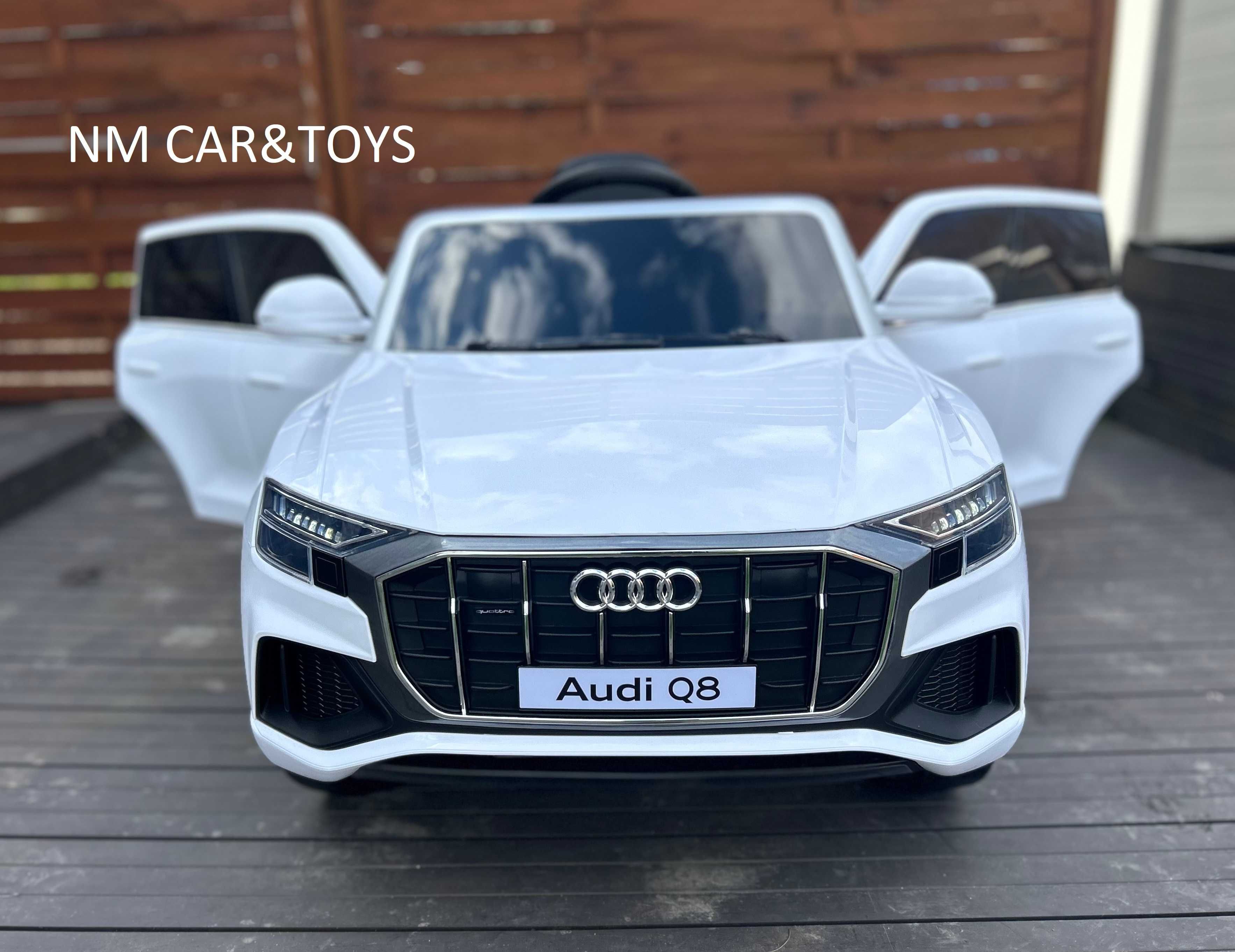 AUDI Q8 Auto na akumulator Pojazd samochód Autko Pilot Miękkie koła