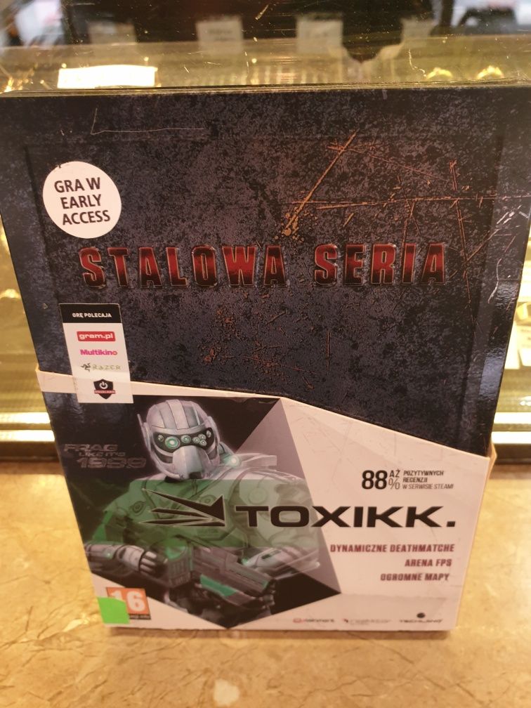 Nowa gra PC stalowa seria Toxikk Steam folia steelbook
