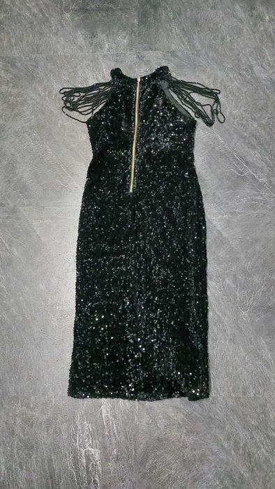 Sukienka czarna cekiny jak nowa uniwersalny S M