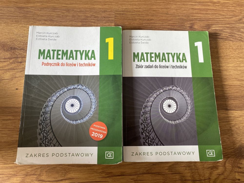 Podręcznik + zbiór do matematyki podstawa