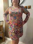 Sukienka XL boho vintage PRL lata 70 80 90