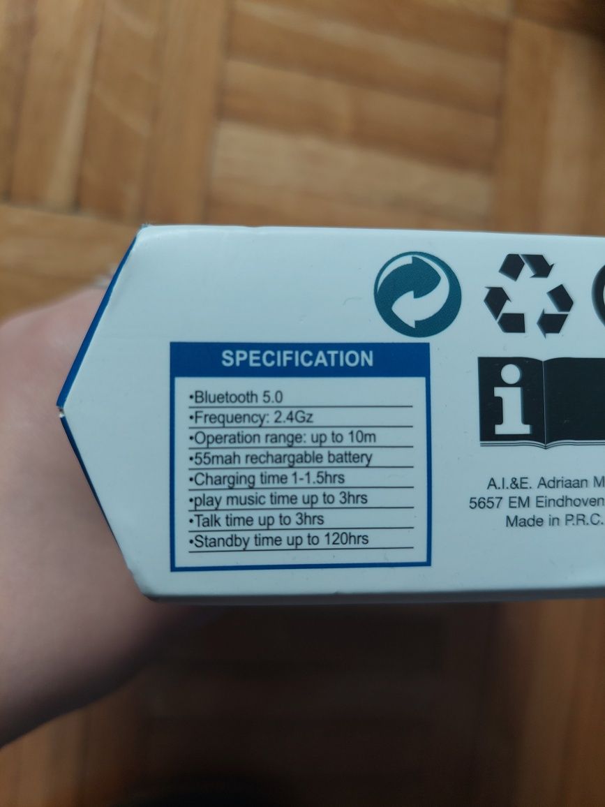 Słuchawki Bluetooth Stereo Slazenger Nowe