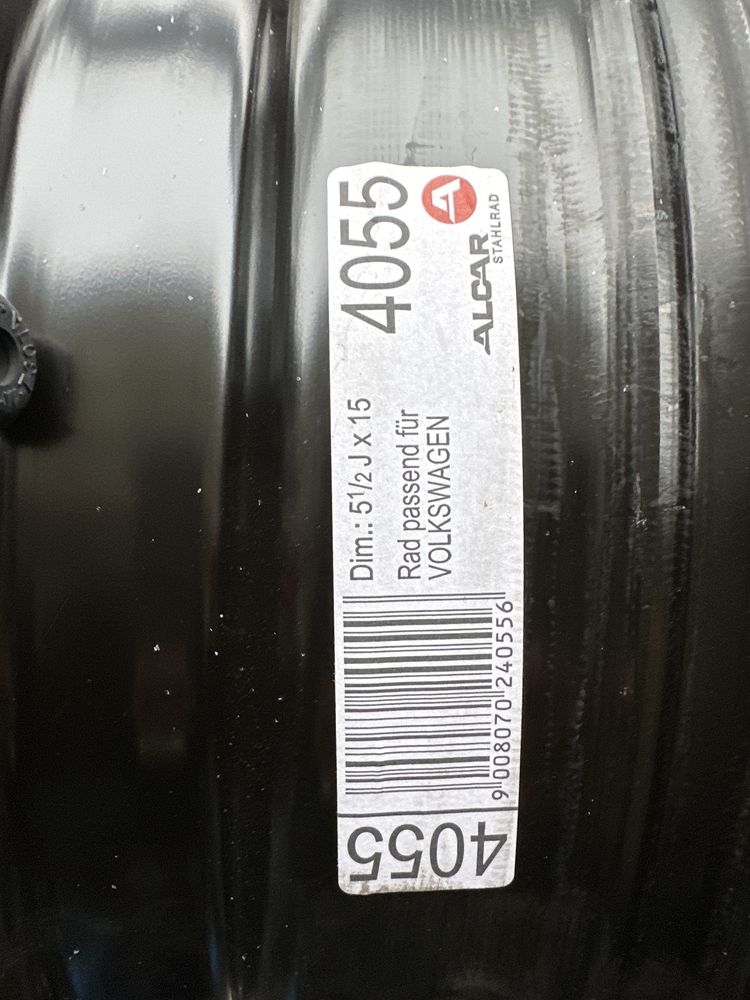 5,5jx15 et40 stan nowy oryginal vw 5x100 skoda