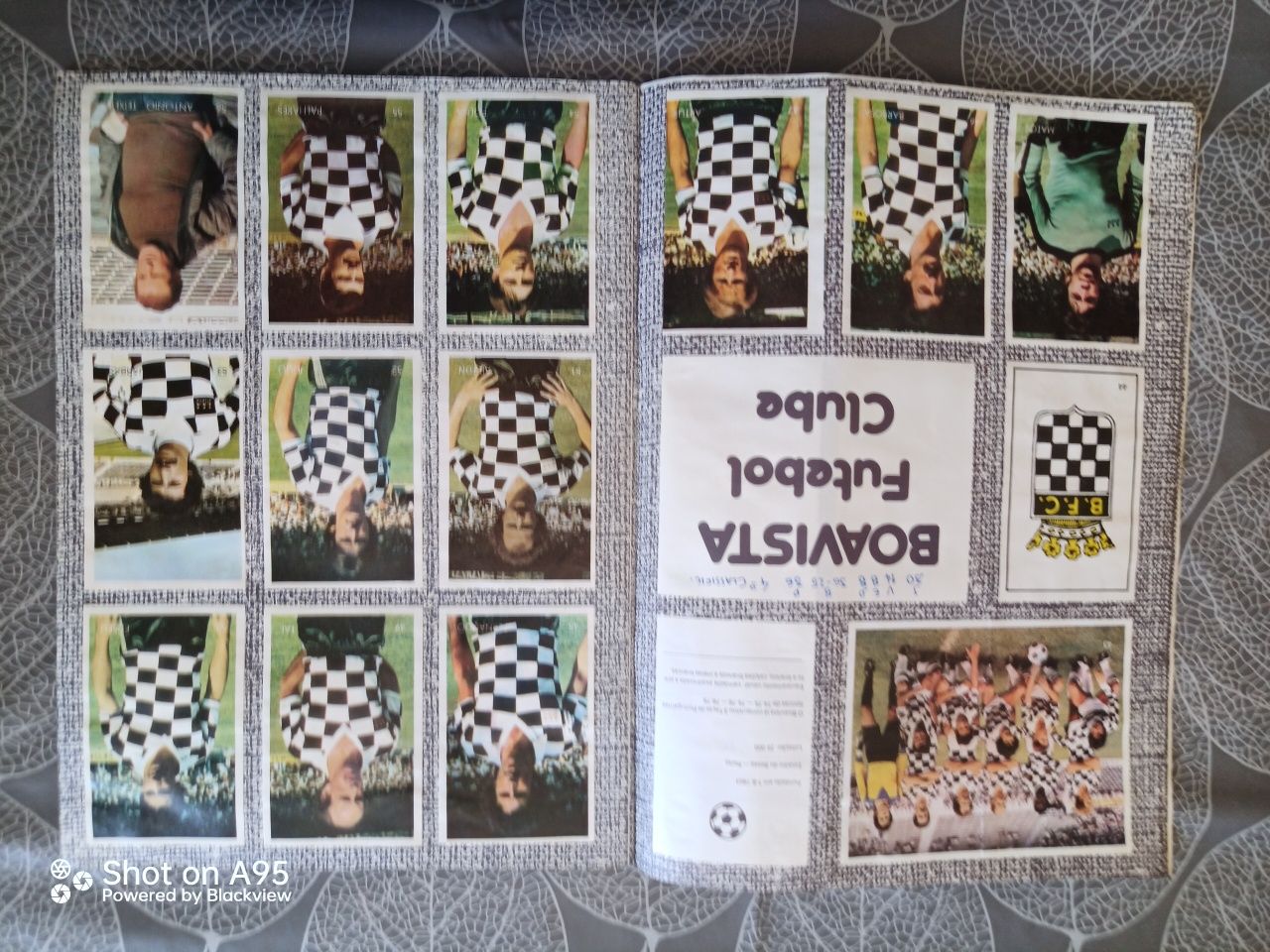 Caderneta de cromos TOP FUTEBOL