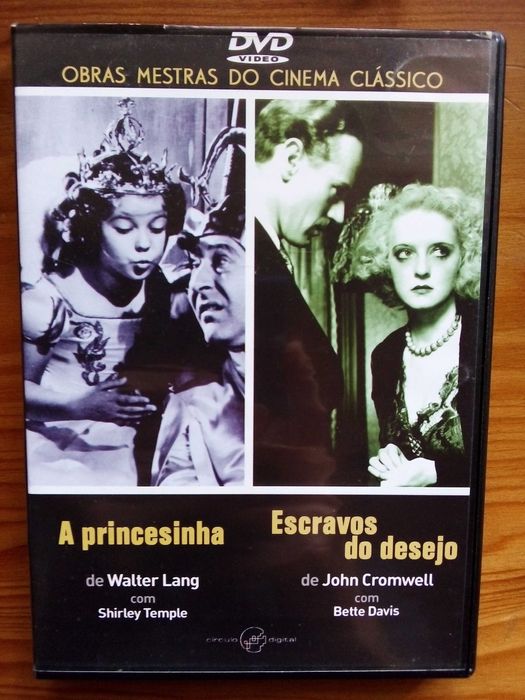 A Princesinha Shirley Temple /Escravos do Desejo Bette Davis 1DVD