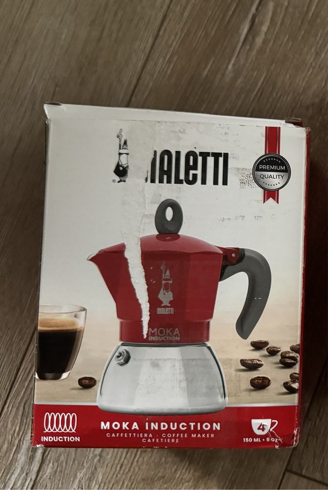 kawiarka bialetti mokka induction 4 filiżanki kawa espresso