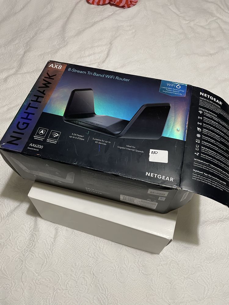 Потужний WiFi6 роутер Netgear Nighthawk Tri-Band AX6200 RAX78 AX8