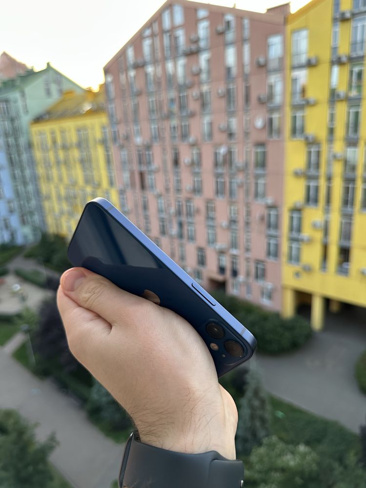 90% Аккум Идеал iPhone 12 Mini 256Gb Blue Айфон мини 128 64