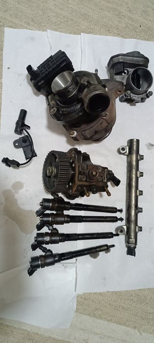 bomba de alta pressão, Turbocharger, bicos injetores, flauta  capitiva