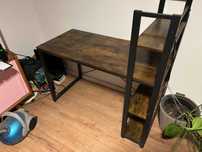 Biurko z regałem Loft