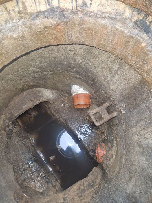 Przeciski przyłącza wod-kan wbijanie rur stalowych