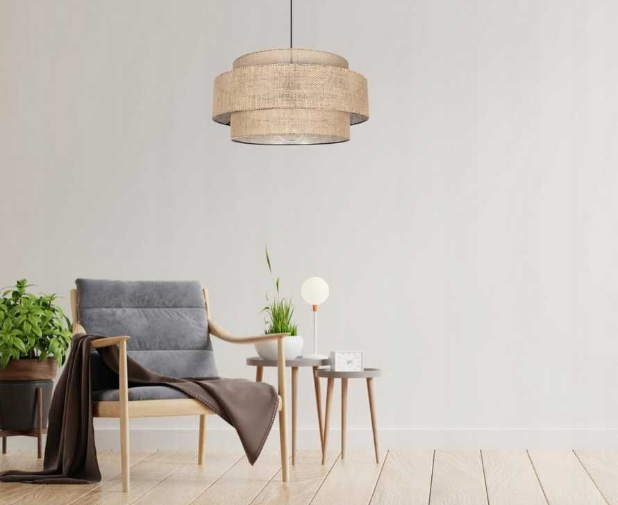 BOHO Duża LAMPA 40 cm Wisząca Do Kuchni Salonu Pokoju Nowa Wysyłka 0zł