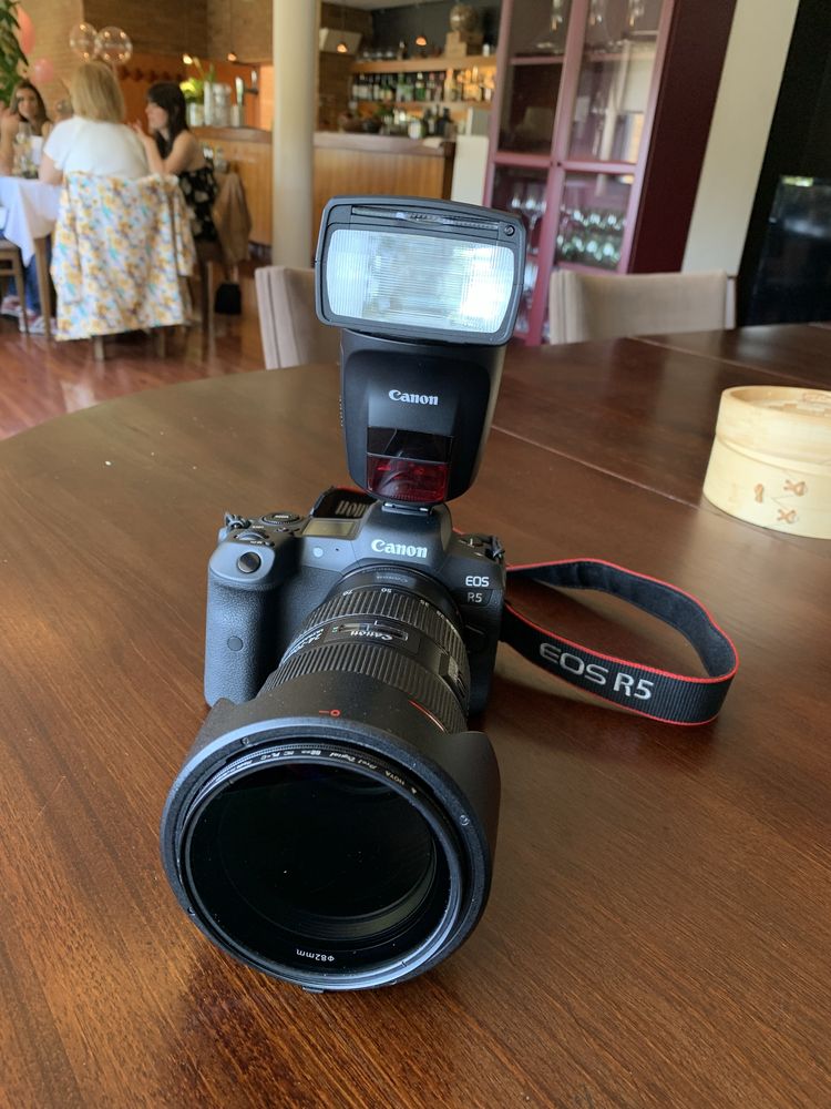 CANON EF 24-70mm f/2.8L II USM (com adaptador EF-EOS R)