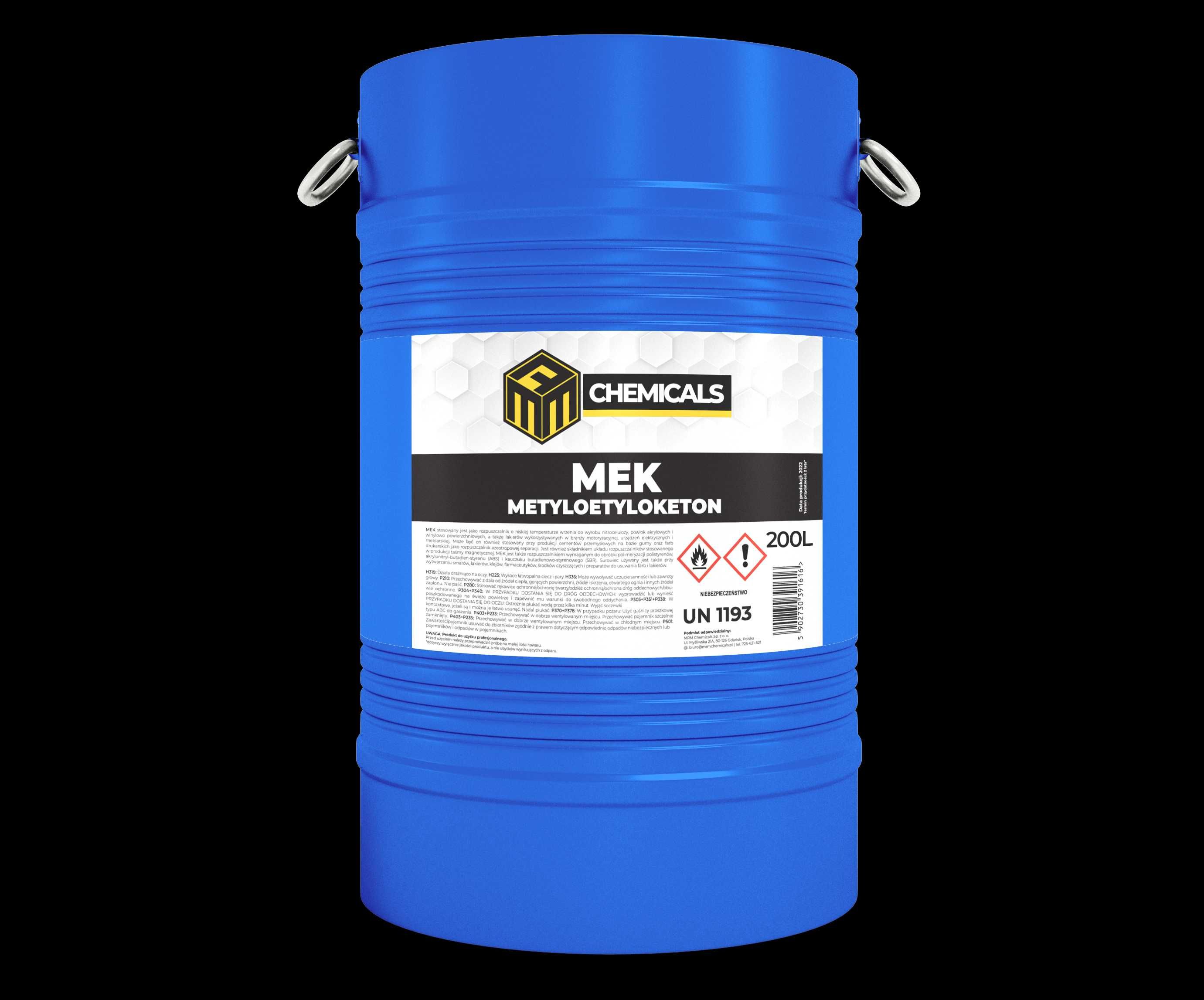 MEK Metyloetyloketon 200 L beczka, cena netto