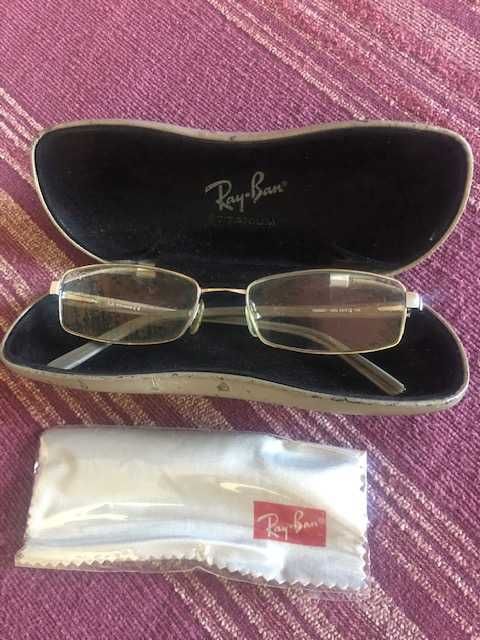 Óculos Graduados Ray Ban em titânio (basta só mudar as lentes)