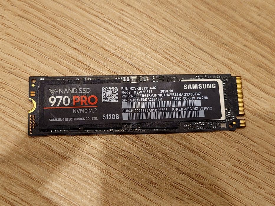 SSD Samsung 970 Pro 512Gb