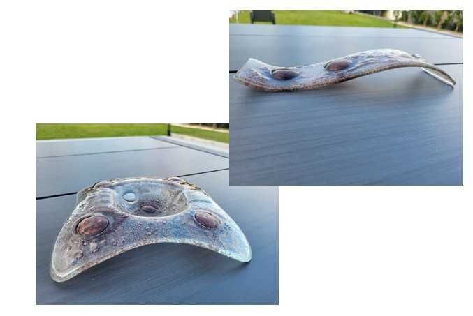 Peças de vidro artesanal exclusivas