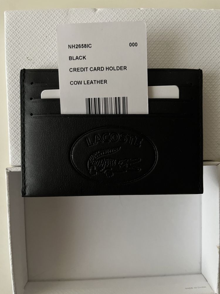 LACOSTE Portfel NH2658IC 000 Black