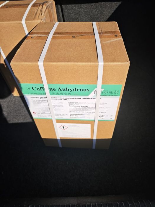 Kofeina bezwodna 20 kg farmaceutyczna Najtaniej coffeine anhydrus