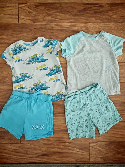 2 piżamy smerfy rozmiar 98