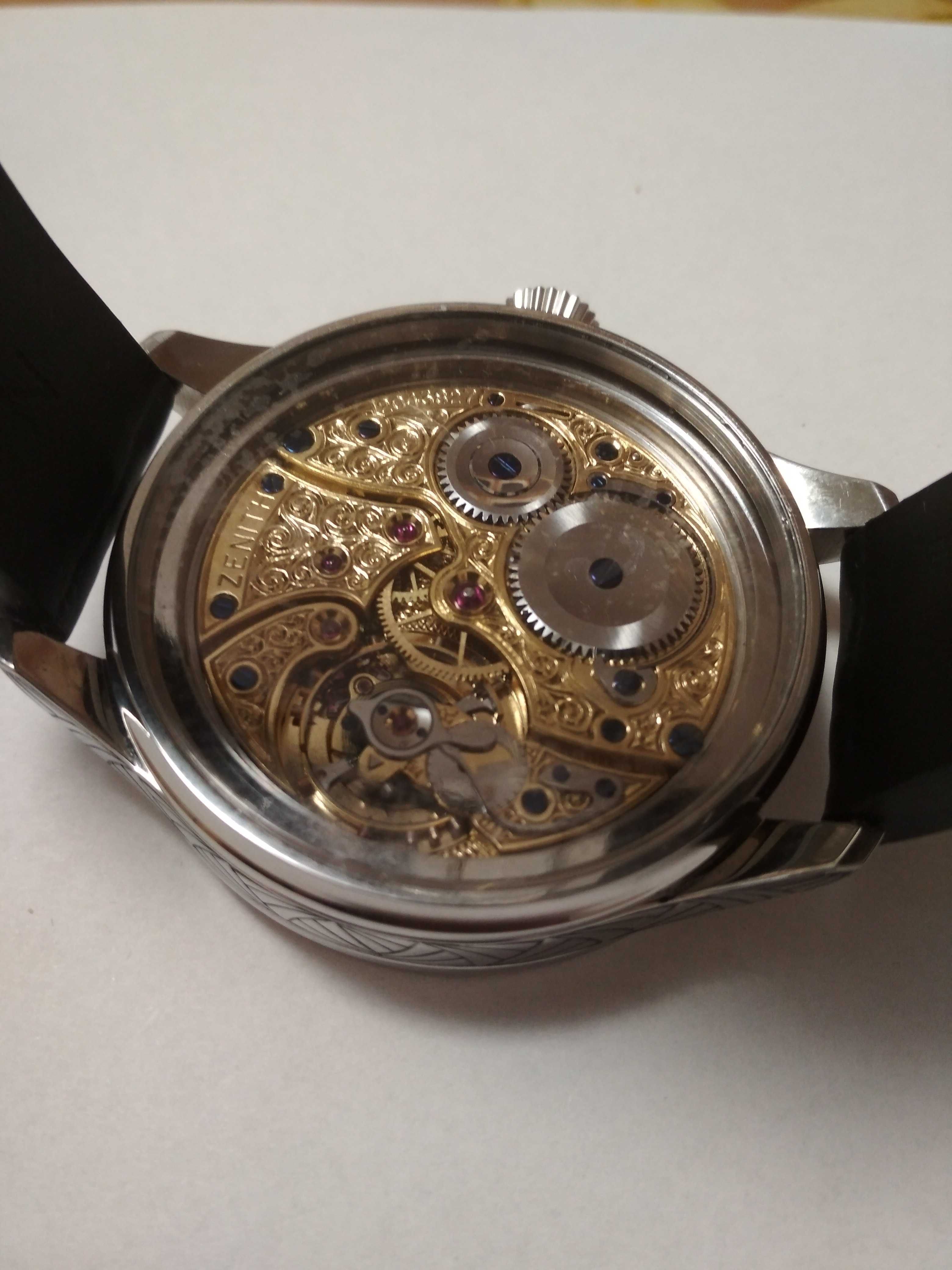 Zenith pasówka 1900 lat ze złotego kieszonkowego zegarka