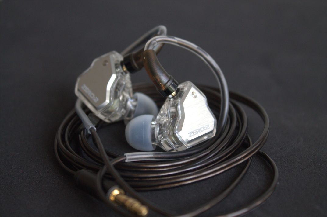 7HZ x Crinacle Zero:2 Słuchawki IEM Srebrne bez Mikrofonu