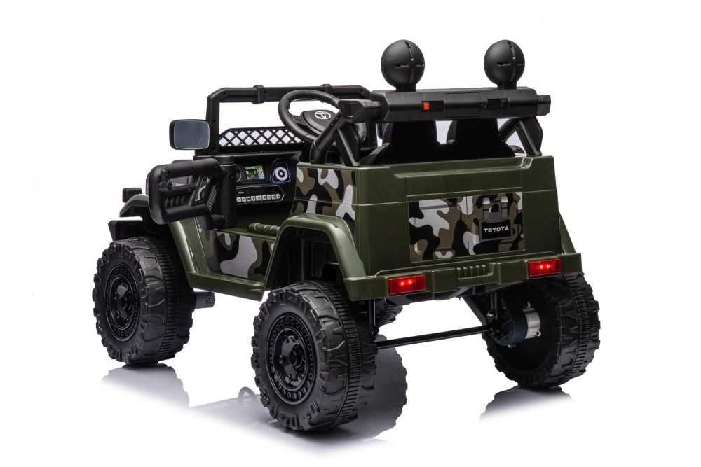 NOWY Jeep Toyota FJ 4x4 auto na akumulator 12V dla dzieci PILOT kolory