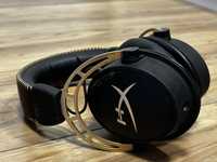 Słuchawki HyperX Alpha Gold uszkodzone