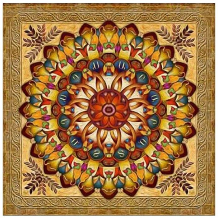 Diamentowa mozaika 7d mandale haft diamentowy