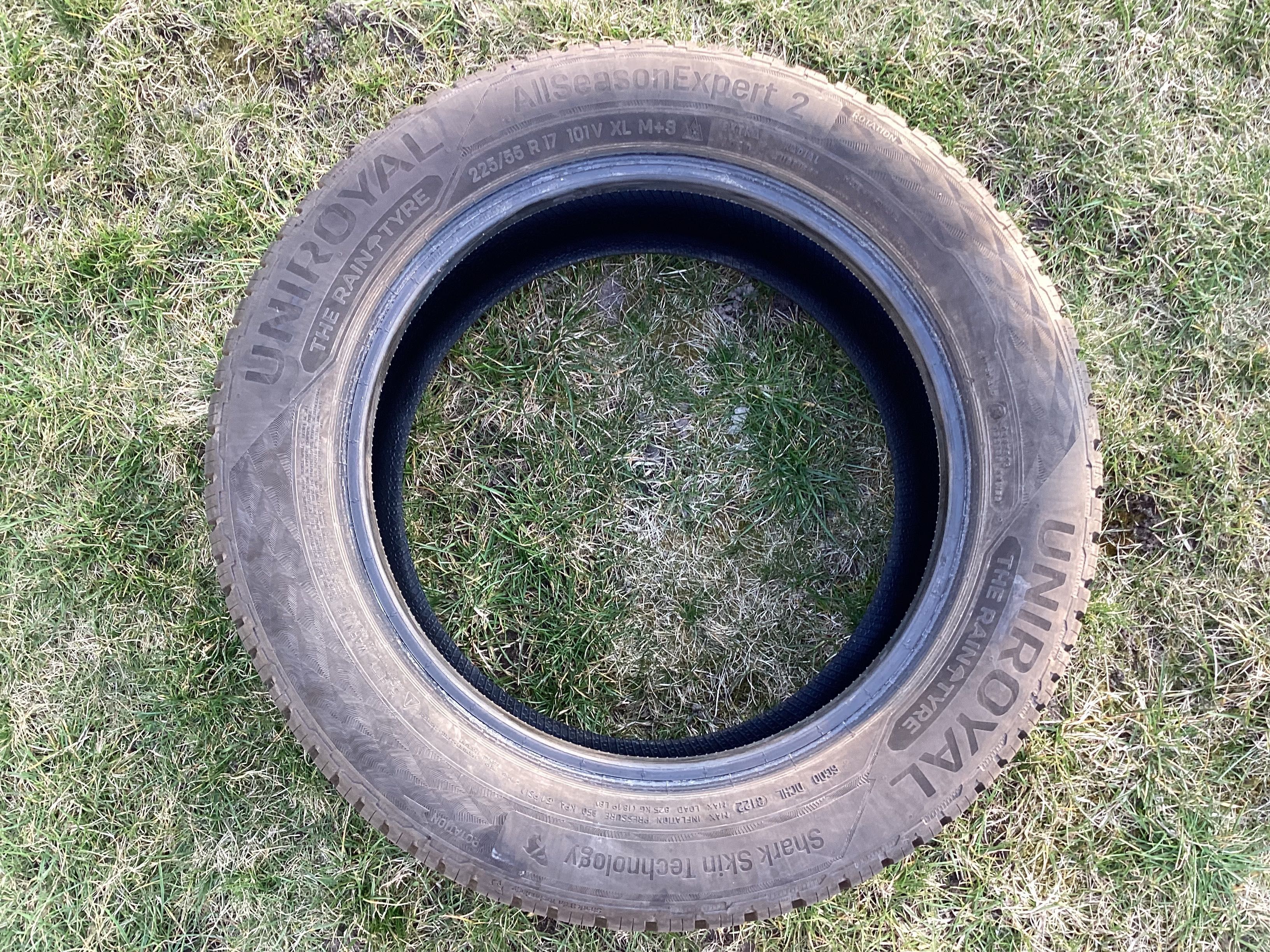 Opona całoroczna 225/55/R17 UNIROYAL ALL Season  Expert 2  jak nowa
